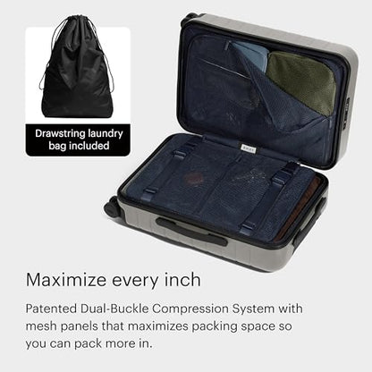 Away The Carry-On Luggage, 22-inch Lightweight Hardside Spinner Suitcase - color: Cloud Gray