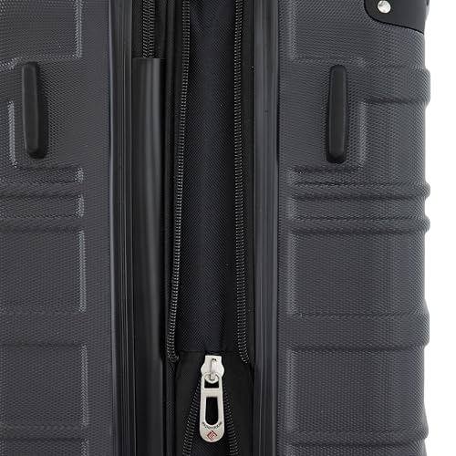Travelers Club Phoenix Luggage, Blackened Pearl, 22-Inch Carry-On - color: Blackened Pearl, size: 1-Piece (22" Carry-On)