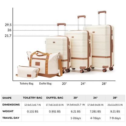 NEISIA Luggage Sets 3 Piece with spinner wheels, PC+ABS Hard Shell Travel Luggage,Lightweight Carry-on suitcases with TSA Lock,YKK Zippers - color: Black