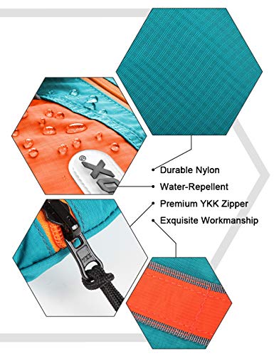 Packable Tote Bag Extra Small Duffel Bag - color: Turquoise