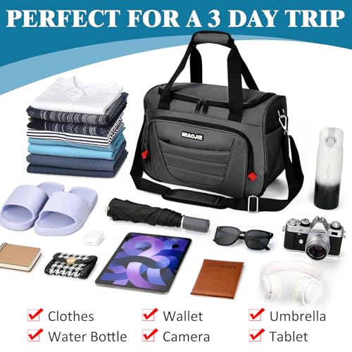 Underseat Carry On Luggage Bag Airplanes Personal Item Bag - 16 IN Grey - color: Grey, size: 16 IN