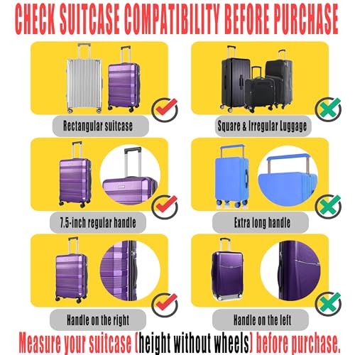 24 Inch Waterproof Clear Suitcase Cover (Black Trim) - color: Black Trim-0.4mm, size: 24" Suitcase Cover.