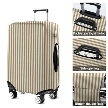 Mouse Hands Gesture Luggage Cover Protector Fit 25-28 Inch, White - color: Luggage Cover-1, size: L(25-28in)