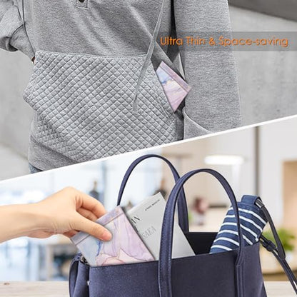 FINTIE Soft Eyeglasses Case with Cleaning Cloth, Squeeze Top Glasses Pouch - color: Glittering Marble