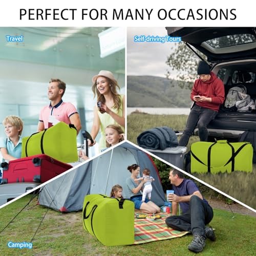iFARADAY 105L Extra Large Duffel Bag lightweight, 32.5 inch, Light Green - color: Light Green