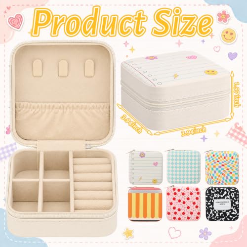Weysat 6 Pcs Back to School Teacher Jewelry Box Gifts Travel Size