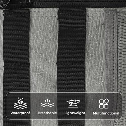 9L Mini Tactical Backpack for Men and Women, Gym Hiking Travel Daypack - color: Gray