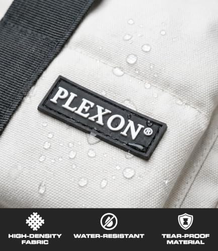 Plexon 2 in 1 Travel Duffle Bag Backpack 8.7 Gall for Sport Workout - color: Off-White