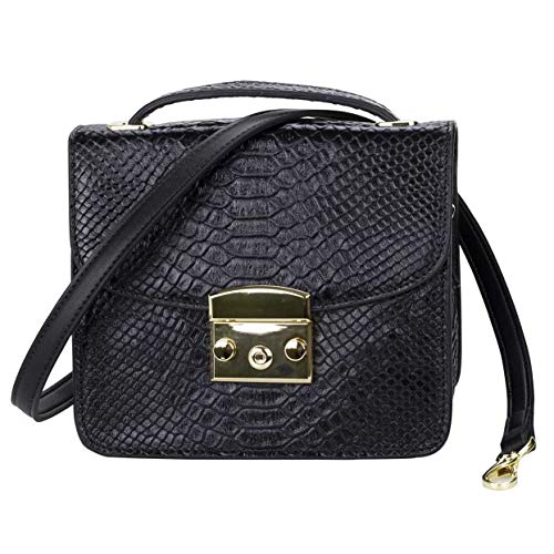 Allzedream Leather Purse Strap Replacement Crossbody Handbag Long Adjustable (Black) - color: Black