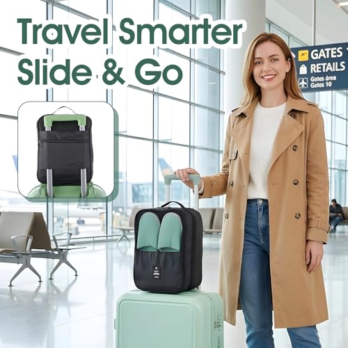 3-Pack Shoe Bags for Travel, Shoes Storage Pouch with 3 Layers, Fit size 11