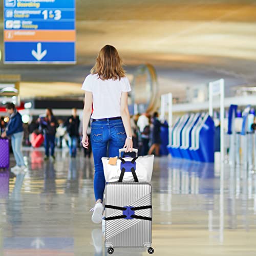 Luggage Straps Bag Bungee, Luggage Bungee - Luggage Straps Suitcase Adjustable Belt-(Blue-2) - color: Blue-2
