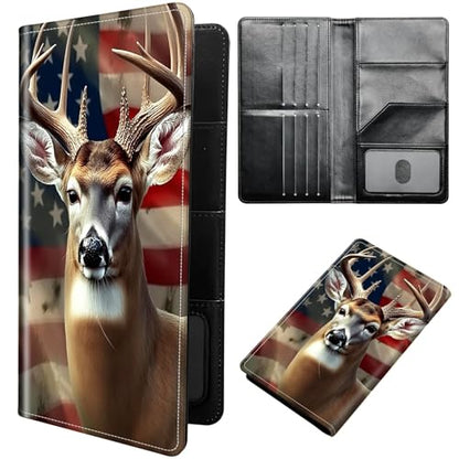Family Passport Holder RFID,Flag Deers - color: Flag Deers