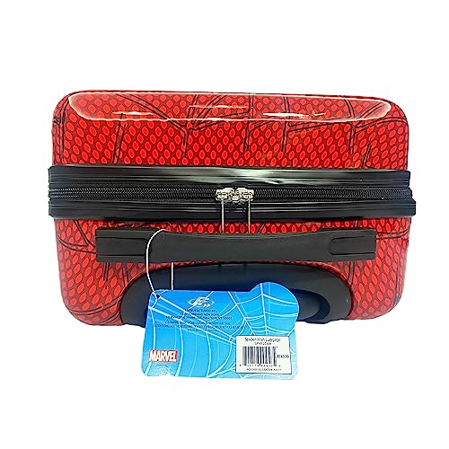 Fast Forward 20 Inches Spiderman Suitcase For Kids - Hard Sided Tween Spinner Travel Trolley Kids Suitcase For Boys With Wheels - style: Spiderman 2