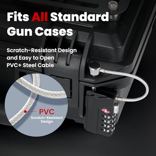 Upgraded Professional TSA Approved Gun Case Lock - size: 4 PCS
