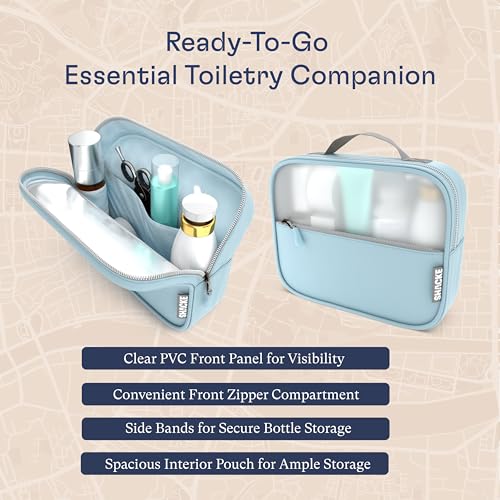 Shacke 8 Set Packing Cubes for Travel, Shoe & Toiletry Bags (Sky Blue) - color: 8 Set - Sky Blue, size: Set of 8