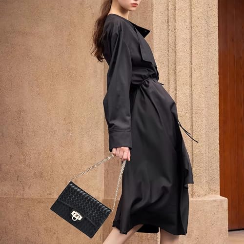 Small Crossbody Bag Sling Bag, Phone Holder for Women - color: K Black