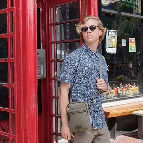 Travelon Anti-theft Courier Small N/S Slim - color: Navy