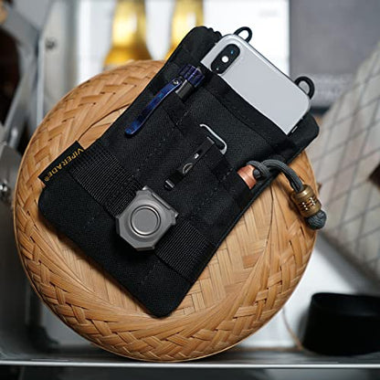 VIPERADE VE1 Pocket Organizer EDC Pouch for Men EDC Organizer Daily Carry - color: Black