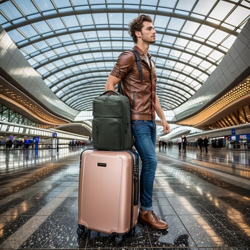 20L 15.6 Inch Laptop Backpack Anti Theft Flight Approved Green - color: Green