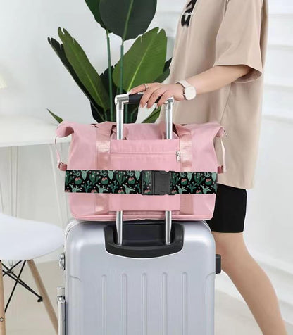 Luggage Straps for Suitcases Travel Belt Accessories, Cute Suitcase Strap, Adjustable Luggage Belt Strap, Heavy Duty with Quick-Release Buckle Luggage Strap Boho Cacti - color: Boho Cacti