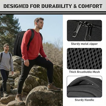 17 inch Travel Laptop Backpack, Business Work College Large Big Backpack - color: Black, size: XX-Large