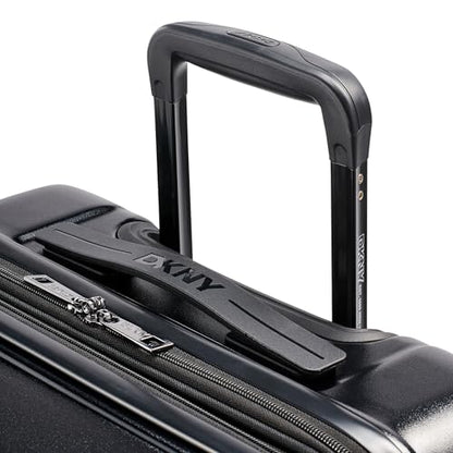 DKNY On the Go 25" Hardshell Lightweight Expandable Checked Luggage with Spinner Wheels,Black - color: Black, size: 25" Checked Luggage