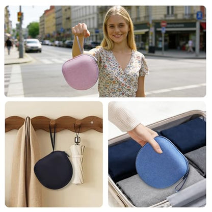 Headphone Headset Case for Folding Headphone, Black - color: 1.Black