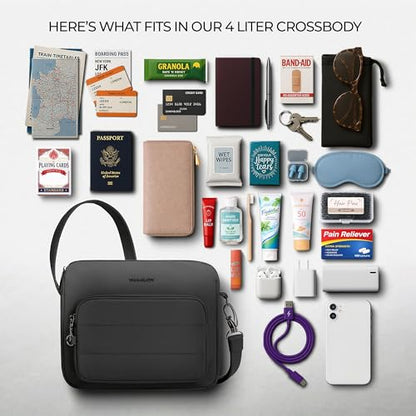 Travelon Anti-Theft Roam East/West Crossbody - color: Black
