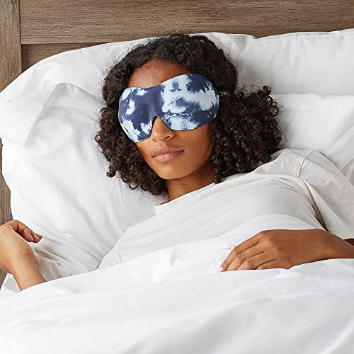 Bucky 40 Blinks No Pressure Printed Eye Mask for Travel & Sleep, Tie-Dye, One Size - color: Tie-dye, size: 1 Count (Pack of 1)