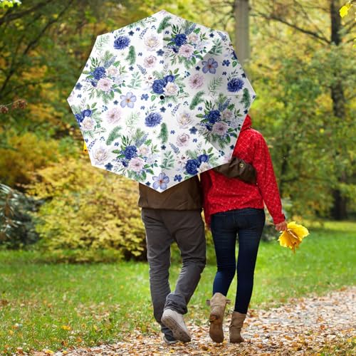 Folding Umbrella, Automatic Small Compact, Sun & Rain - color: MT73