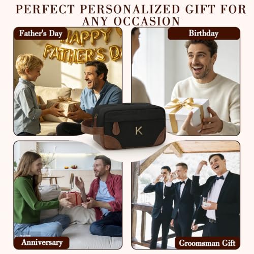 Personalized Toiletry Bag for Men, Birthday Gifts for Men Him - style: K