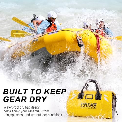 60L Waterproof Bag,Waterproof Dry Bag for Men & Women,Yellow - color: yellow