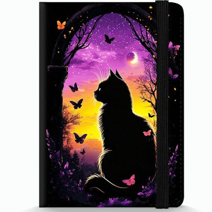 Passport Holder Wallet Cover Case,RFID Blocking Passport Cover,Large Capacity Travel Wallet with Multi Card Slots (Cute Cat) - color: Cute Cat