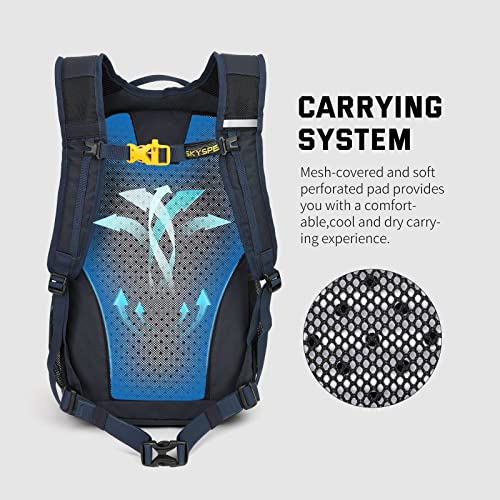 SKYSPER Small Hiking Backpack, 20L Lightweight Travel Backpacks Hiking Daypack for Women Men - color: Lantc20-navyblue, size: 20 l