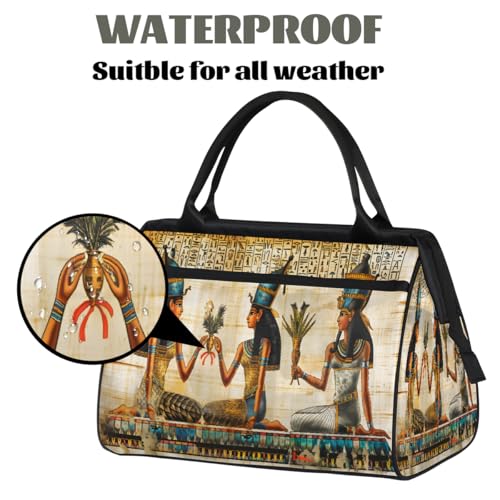 Ethnic Egypt Weekender Overnight Bag for Women Travel Gym Sport - color: D 020