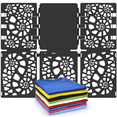 BoxLegend Shirt Folder V2 Shirt Folding Board Easy and Fast to Fold Clothes - color: Black