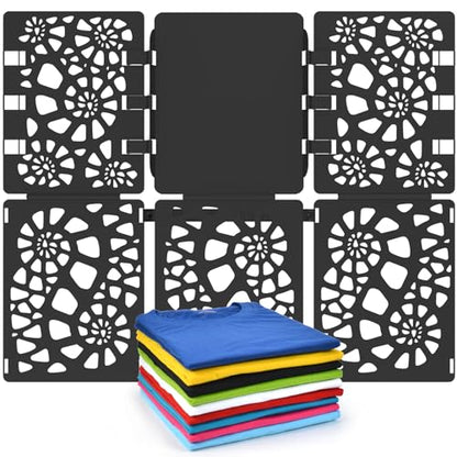 BoxLegend Shirt Folder V2 Shirt Folding Board Easy and Fast to Fold Clothes - color: Black