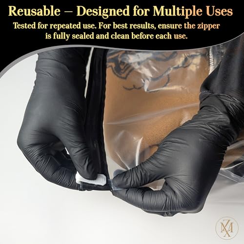 Vacuum Storage Bags 12 Pack Without Hand Pump – Space Saver Compression Bags, Airtight Double-Zip & Triple Valve, Reusable, Lavender Freshness, Bedding, Travel (S/M/L/Jumbo) (Without Pump) - style: Without Pump