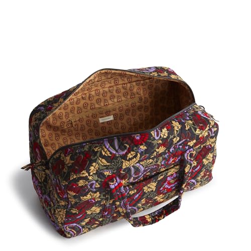 Vera Bradley Women's Miramar Weekender Travel Bag - Premium Cotton - color: Midnight Garden Paisley