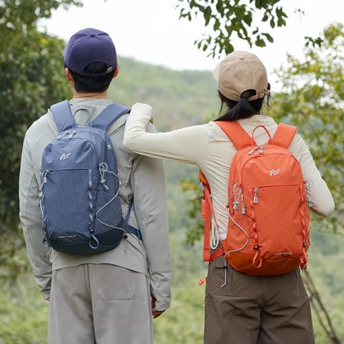 Eslcorri 22L Light Hiking Backpack Daypack with Trekking Pole Holder - Pink - color: 23l-pink