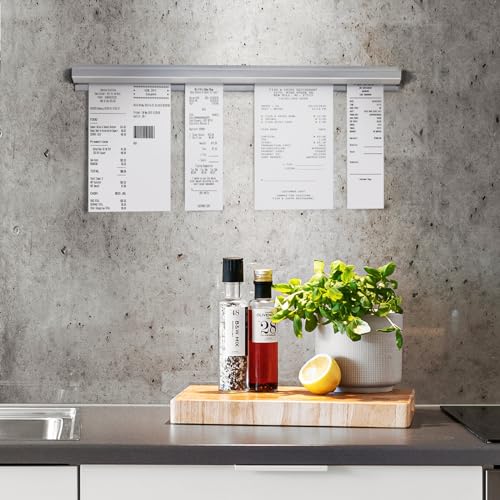 Restaurant Ticket Rack - 24 Inch, 2 Pcs (Check, Order Receipt Holder) for Commercial Kitchen, Cafes, Pubs, Bars - size: 24 Inch