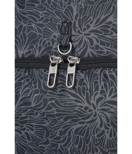 Baggallini Securtex® Anti-theft Vacation Travel Backpack 10x13 Slash-Resistant Nylon Daypack w/RFID, Midnight Blossom - color: Midnight Blossom