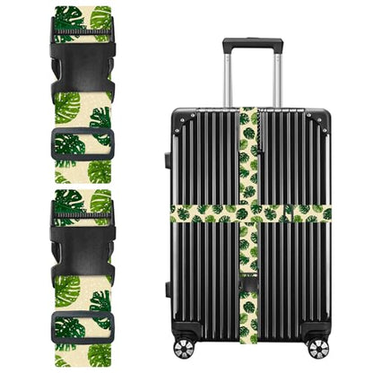 Nuxovilar Luggage Straps Set for Suitcase 1.96x71in Polyester - color: Mi07480, size: 1.96"x70.86"