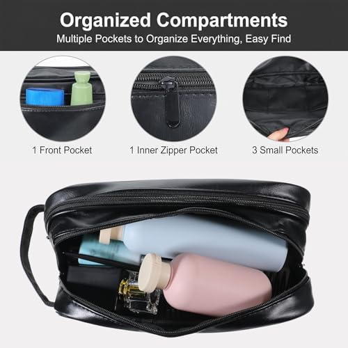 2 Pcs Travel Toiletry Bag for Men and Women