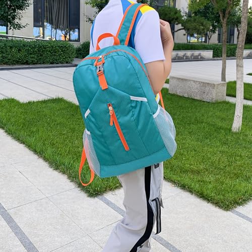levayhill 25L Foldable Hiking Backpack,Small Packable Daypack Lake Blue - color: Lake Blue