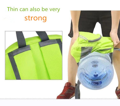 Geboldil Men's and women's lightweight foldable hiking travel backpack, waterproof camping backpack - color: Orange