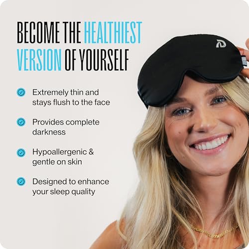 Dream Recovery Performance 3D Contoured Silk Sleep Mask, The Pro Mask - color: Pro Sleep Mask
