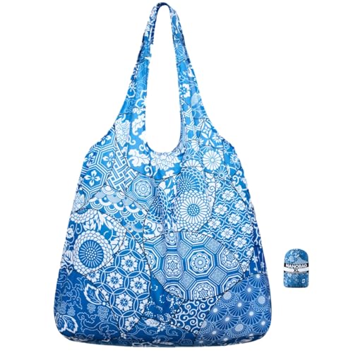 Nanobag XL 25L Tote Foldable Packable Reusable Grocery Shopping Bag - color: Porcelain