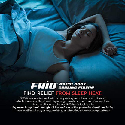 PureCare Cooling SoftCell Chill Select Memory Foam Pillow Featuring Reversible & Adjustable Comfort with Neck Support, King (PCFRIO652) - size: King (Pack of 1)