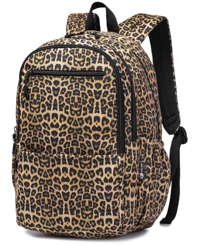 Fit Airlines Personal Item Bag17x10x9 Backpack Carry On Leopard - color: Leopard